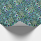 Papier Cadeau Paon coloré (Coin)