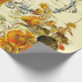 Papier Cadeau paon d'automne (Coin)
