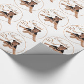 Papier Cadeau Papa Airedale (Coin)