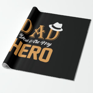 Papier Cadeau Papa Cadeau Papa Tu Es Mon Héros