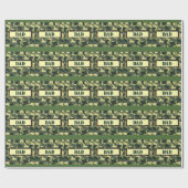 Papier Cadeau Papa - Camo (Plat)