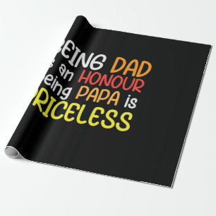 Papier Cadeau Papa Don Être Papa Être Papa Être Papa
