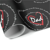 Papier Cadeau Papa - Fête des pères (Coin rond)