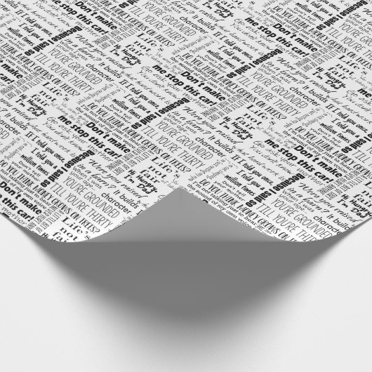 Papier Cadeau Papa-isms (Coin)