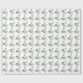 Papier Cadeau Papa le plus cool (Plat)