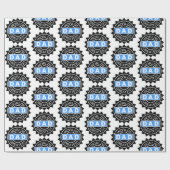 Papier Cadeau Papa le plus grand du monde (Plat)