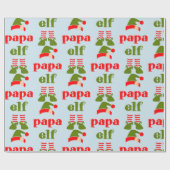 PAPIER CADEAU PAPA NOËL LIVRE "PAPA ELF" (Plat)