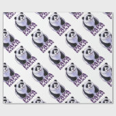 Papier Cadeau Papa Panda Bear (Plat)