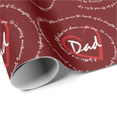 Papier Cadeau Papa - Pères (Coin rond)