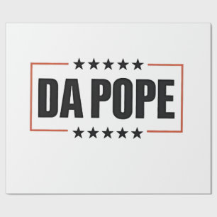 Papier Cadeau Pape Léon XIV Église chrétienne Da Pape