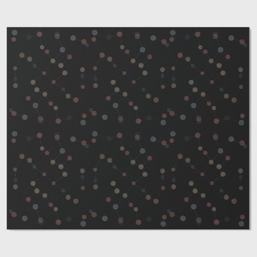 Papier Cadeau Papel de regalo con constelaciones. (Plat)