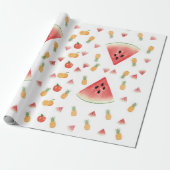 Papier Cadeau "Papel de Regalo 'Dulce Verano' – sandia (Déroulé)