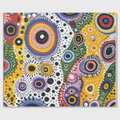 Papier Cadeau Papel de Regalo Psicodélico Efecto Caleidoscopio (Plat)