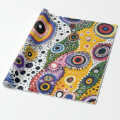 Papier Cadeau Papel de Regalo Psicodélico Efecto Caleidoscopio (Déroulé)
