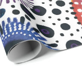 Papier Cadeau Papel de Regalo Psicodélico Efecto Caleidoscopio (Coin rond)