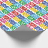 Papier Cadeau Papel Picado Christmas Wrapping Paper (Coin)