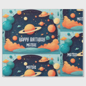 Papier Cadeau Papel regalo cumpleaños personalizado (Plat)