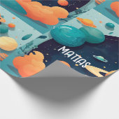 Papier Cadeau Papel regalo cumpleaños personalizado (Coin)