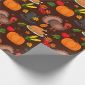 Papier Cadeau Paper de Thanksgiving (Coin)