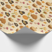 Papier Cadeau Paper de Thanksgiving (Coin)