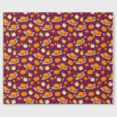 Papier Cadeau Paper de Thanksgiving (Plat)