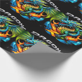 Papier Cadeau Paper Dragon fly gift wrap (Coin)