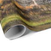 Papier Cadeau Paper Netherlands Windmill Landscape Wrapping (Coin rond)