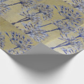 PAPIER CADEAU PAPER WRAPPING. AGAPANTHUS DORÉ (Coin)