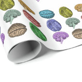 Papier Cadeau Papier 4 de cerveau (Coin rond)