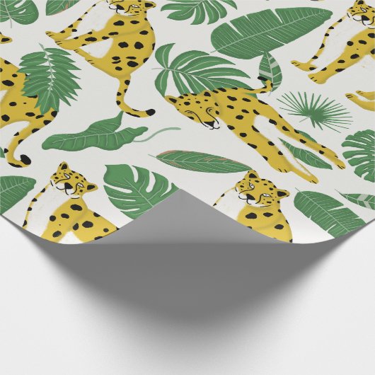 Papier Cadeau Papier à écrêtage léopard (Coin)