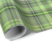 Papier Cadeau Papier à enveloppement à bison vert (Coin rond)