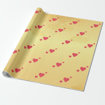 Papier à enveloppement à thème d'amour