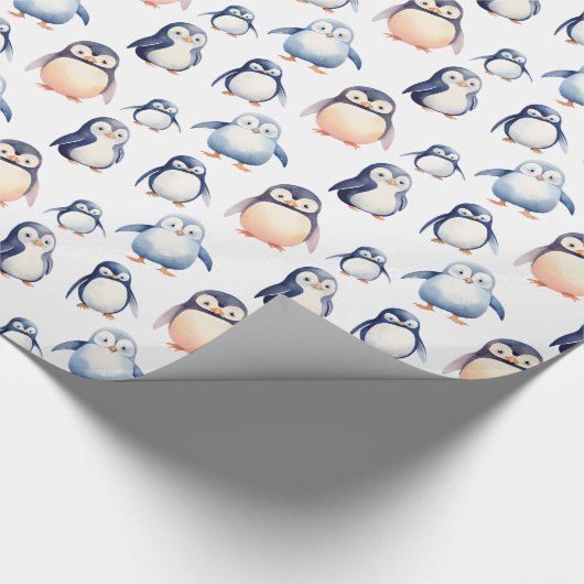 Papier Cadeau Papier à enveloppement à thème Penguin Winter Wond (Coin)