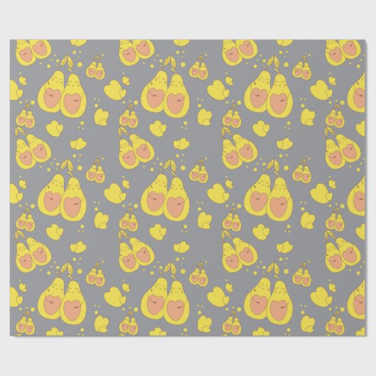 Papier Cadeau Papier à enveloppement Avocado (Plat)