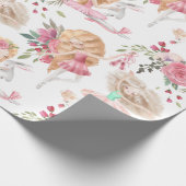 Papier Cadeau Papier à enveloppement Ballerina rose (Coin)