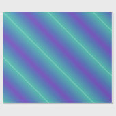 Papier Cadeau Papier à enveloppement bleu néon, violet et vert (Plat)
