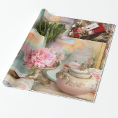 Papier Cadeau Papier à enveloppement brillant 30 pouces x 6 pi (Déroulé)