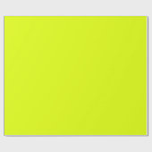 Papier Cadeau Papier à enveloppement brillant Chartreuse (Plat)