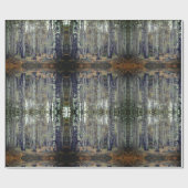 Papier Cadeau Papier à enveloppement brillant de forêt, 30 po x (Plat)