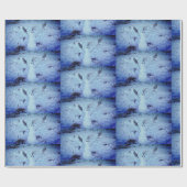 Papier Cadeau Papier à enveloppement brillant photo Snowman (Plat)