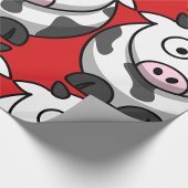 Papier Cadeau Papier à enveloppement brillant pour vache à dessi