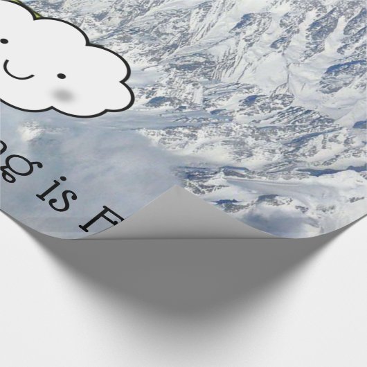 Papier Cadeau Papier à enveloppement brillant, Ski de pingouin e (Coin)