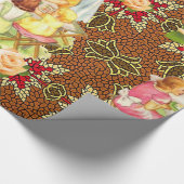 Papier Cadeau Papier à enveloppement brillant Victorian (Coin)