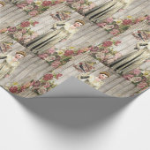 Papier Cadeau Papier à enveloppement brillant Victorian (Coin)