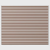 Papier Cadeau Papier à enveloppement Brown et blanc moyen (Plat)
