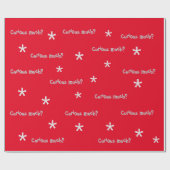 Papier Cadeau Papier à enveloppement cadeau curieux (Plat)