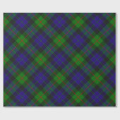 Papier Cadeau Papier à enveloppement Clan Gunn Tartan (Plat)
