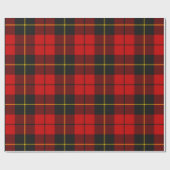 Papier Cadeau Papier à enveloppement Clan Wallace Tartan (Plat)