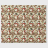 Papier Cadeau Papier à enveloppement classique pour bonhomme de (Plat)