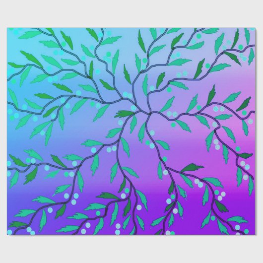 Papier Cadeau Papier à enveloppement d'algues (Plat)